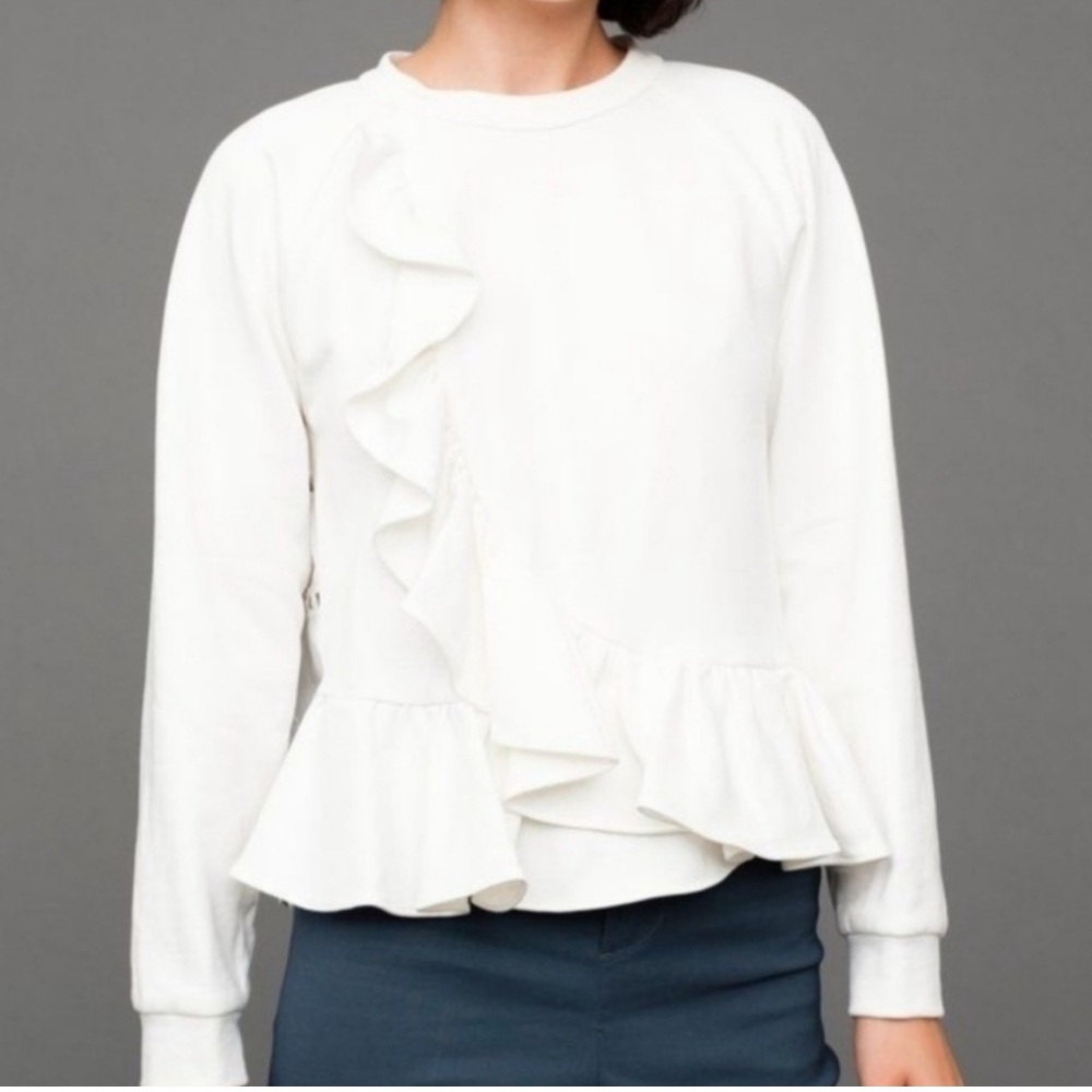 Sea New York ruffle sweatshirt